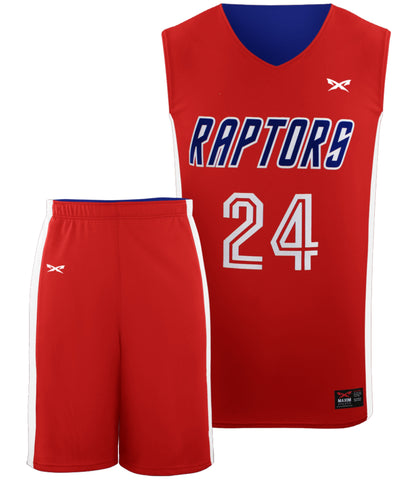 Half Court Reversible Men's Basketball Set